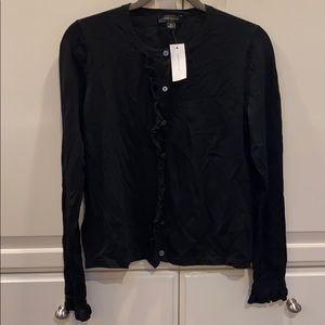 Ann Taylor - Ruffled Edged Cardigan